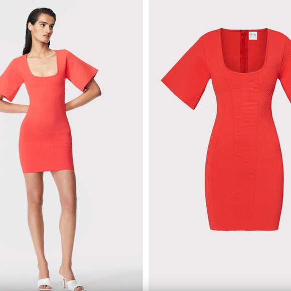 Herve Leger T-Shirt Contour Mini - Picture 1 of 9